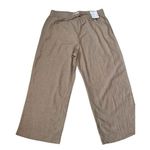 Sonoma NWT  High Rise Straight Linen Blend Pants Size 0X Photo 0