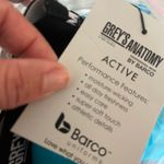 Grey’s Anatomy Active Barco Women’s Teal Scrub Pants Drawstring Pockets 5XL Green Size 5X Photo 3