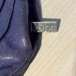 Kooba Womens Leather Semi Circle Zip Makeup Bag Clutch Boho Distressed Festival Photo 9