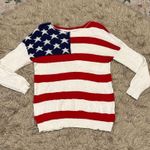 American Flag Sweater Red Size M Photo 0