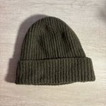 Acne Studios  Olive Green Wool Blend Beanie Photo 2