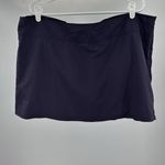 Lands' End Women's Swim Skirt navy pocket 20W plus summer beach resort vacation Blue Photo 5