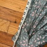 Free People  Moss Green Floral MIDI Dress Size Large Photo 5