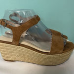 Nine West Women's Espadrille Wedge Dress Sandals Brown Size:7.5 S-684 Photo 0
