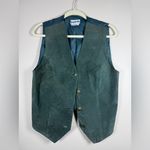 Bagatelle Margaret Godfrey  Vintage Suede Leather Western Vest Sz L Photo 2