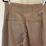 ZARA Plaid Pants - Women Size L - Brown/Tan Photo 5