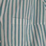 Tolani  COLLECTION MIXED MEDIA STRIPED BUTTON FRONT BOLD FLORAL FLOWY BACK TUNIC Photo 8