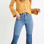 Madewell x Isko Patchwork Rigid Flare Jeans Photo 0