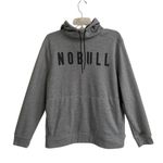 Nobull Performance Hoodie Women’s L Charcoal Grey Drawstring Fleece Lined Photo 0