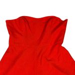 French Connection  Whisper Romper Womens 4 Coral Strapless Boned Bodice Cocktail Photo 2