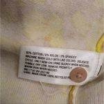 Merona Plus XXL Yellow Tan Print Button Up V Neck Cardigan Sweater Photo 3