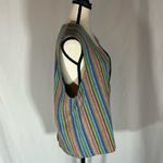 Handmade Vest For Women Size L or XL Reversible Pastel Eclectic Grannycore Photo 3