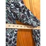 Free People Boho Floral Soft Printed Balloon Sleeve Bomber Jacket Size Medium Photo 6