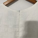 DISSH • beau white long sleeve linen midi dress sz US 6 Photo 10