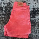 Levi's Red Washed Vintage Jean Shorts Made In Mexico 30x5" Size 10 Photo 1