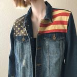 Holton USA Theme Denim Jean Jacket S Photo 2