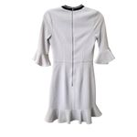 REBECCA VALLANCE Billie Ruffled Mini Dress Ice Blue Sz 2 Photo 2