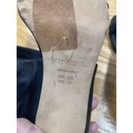 Vince  Vero Cuoio Quinn Women 11M Black Leather Slip-On Open Toe Block Heel Mules Photo 8