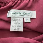 Coldwater Creek  Y2K Silk Paisley Ruffle Midi Skirt Brown Boho Peasant Gypsy PL Photo 6