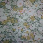 Analogy L Cotton All Over Floral in Gold Olive Pink Pullover Top Green Size L Photo 6