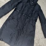 via spiga Duck Down Trench Black Puffer Coat Women Size S Small Photo 1
