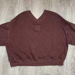 Aerie Brown Cropped Sweater Photo 1