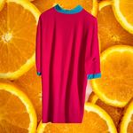 Vanity Fair Petites Robe Lounge Dress Color Block 3/4 Sleeve L Photo 5