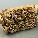 Pretty satin clutchπππ Gold Photo 0