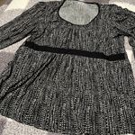 Motherhood Maternity  Black Dot Top Size 1X Photo 6