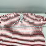 Style & Co. Women's Striped Lace Up Hoodie‎ Red Size XL NWT (P91) Photo 3