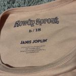 Rowdy Sprout Janis Joplin Rose Long Sleeve Rib Tee in Blush Teen Size 18 (L) Pink Photo 14