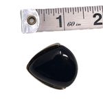 Monet Vintage Signed Gold Tone Black Acrylic Clip On Earrings Statement Classic Photo 7