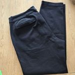American Giant Ponte Straight Leg Black Pull On Stretch‎ Pants Women's Size 14 Photo 4