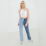 Garage  Denim 90's Straight Jean - Two Tone Indigo Photo 1