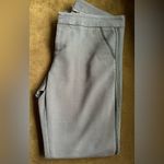 Ecru  Purple With Black Stripe On Side straight Leg Mid Waist With Pockets SZ L Photo 2