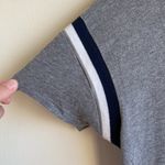 PINK - Victoria's Secret VS Pink x 5th & Ocean Syracuse Orange Football Tee (Sz XS) Heathered Gray Sequin Photo 4