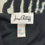 Joseph Ribkoff Bold and Modern Black-and-White Zebra Print Pants Size 10 Photo 4