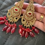 Indian Pakistani complete wedding bridal jewelry set Gold Photo 4