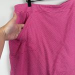 Talbots  Hello Saturday Skort Women's 1X Pink White Striped Built-In Brief Skirt Photo 2