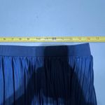 Alfani Women's Accordion Pleated Midi Skirt Navy Blue Pull Photo 5