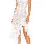 Bronx and Banco  bride bridal wedding white boho Tiffany Blanc Dress size medium Photo 2