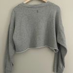 Free People  Crop Sweatshirt Small Photo 2