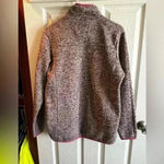 Simply Southern  Women’s 1/4 Snap Pullover Size Small Pink Pockets Fleece Photo 1