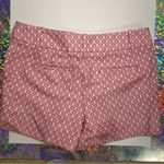 Loft The Rivera Satin Pink/Blue Geometric Shorts Photo 6