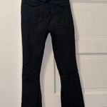 Abercrombie & Fitch Black High Rise Ankle Flare Jeans Photo 2
