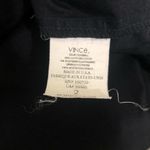 Vince Size 2 Pleated A Line Skirt Navy Blue Gray Color Block Stretch Above Knee Photo 9