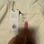 Celia Cream Sundress Sleeveless Crew Neck White Size M Photo 1