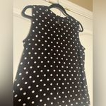 Lascana NWT Sleeveless Polka Dot Top Size Small Black Photo 4