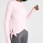 Athleta  samsara side tie‎ sweatshirt women’s size small Photo 0