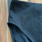 Missguided NWT Black Ribbed High Waisted Bikini Bottom Mix & Match Size 6 Photo 3